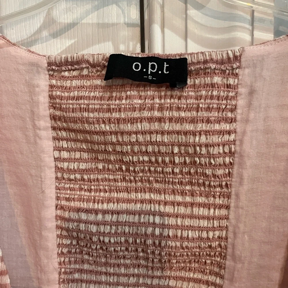 O.P.T Sana Two-Piece Set in Gingham Pink - Picture 5 of 15